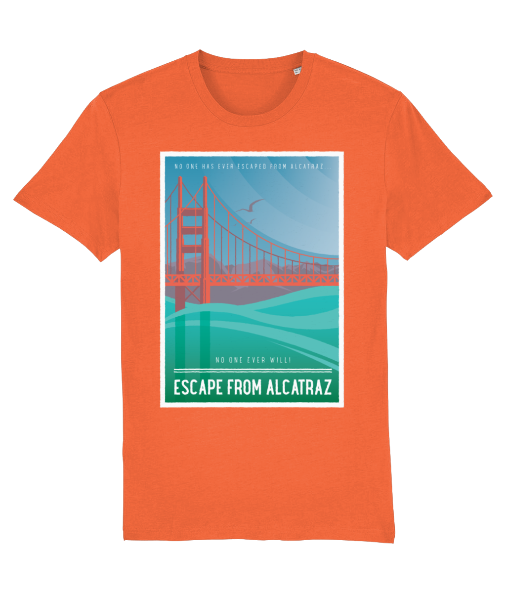 Escape from Alcatraz Vintage Organic T-shirt