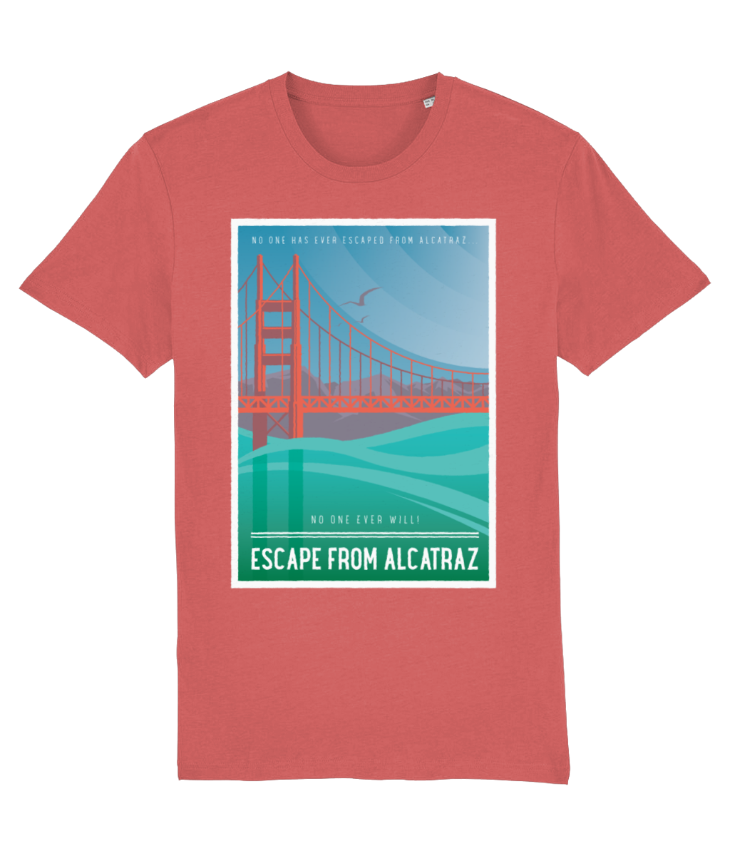 Escape from Alcatraz Vintage Organic T-shirt