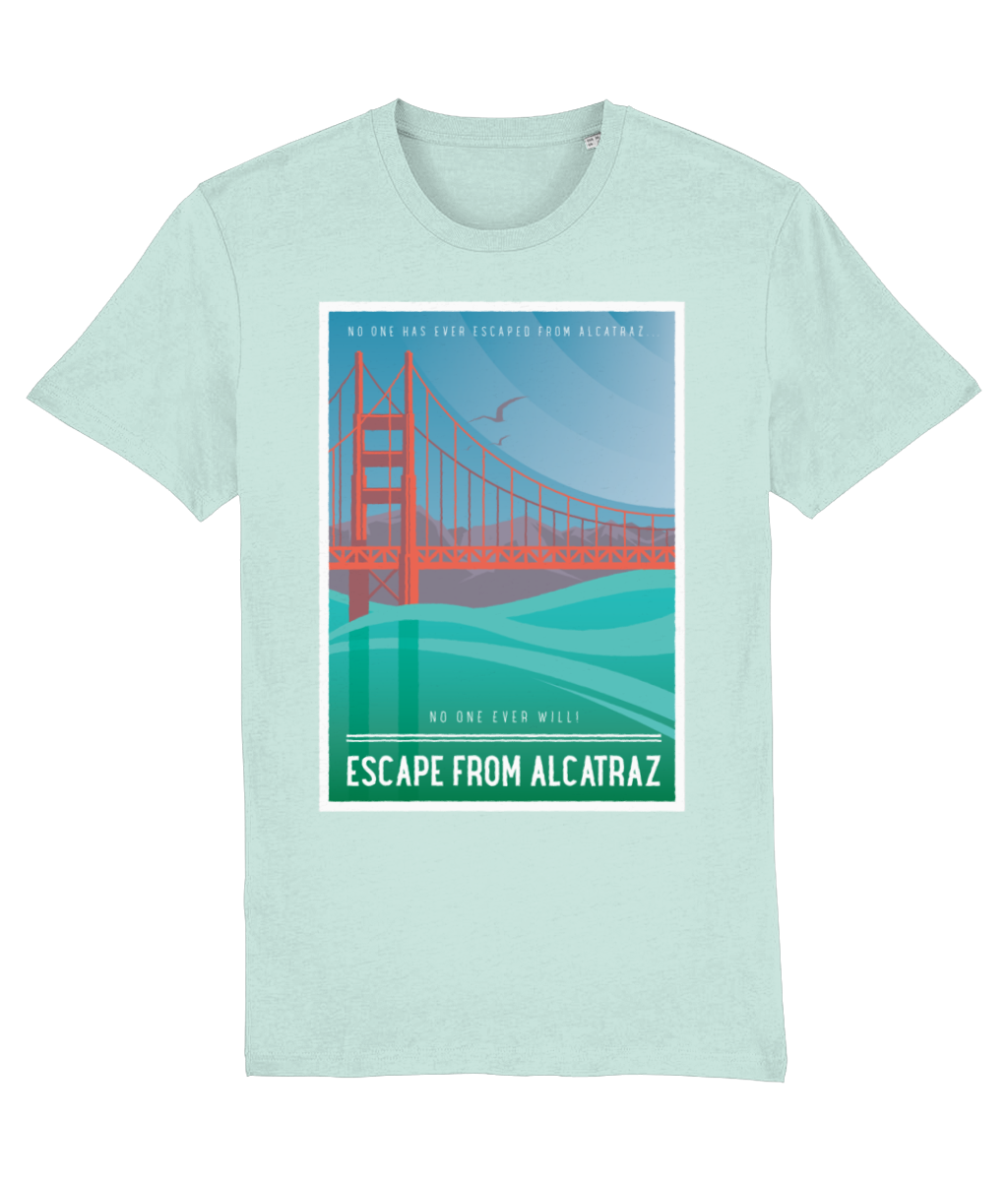Escape from Alcatraz Vintage Organic T-shirt