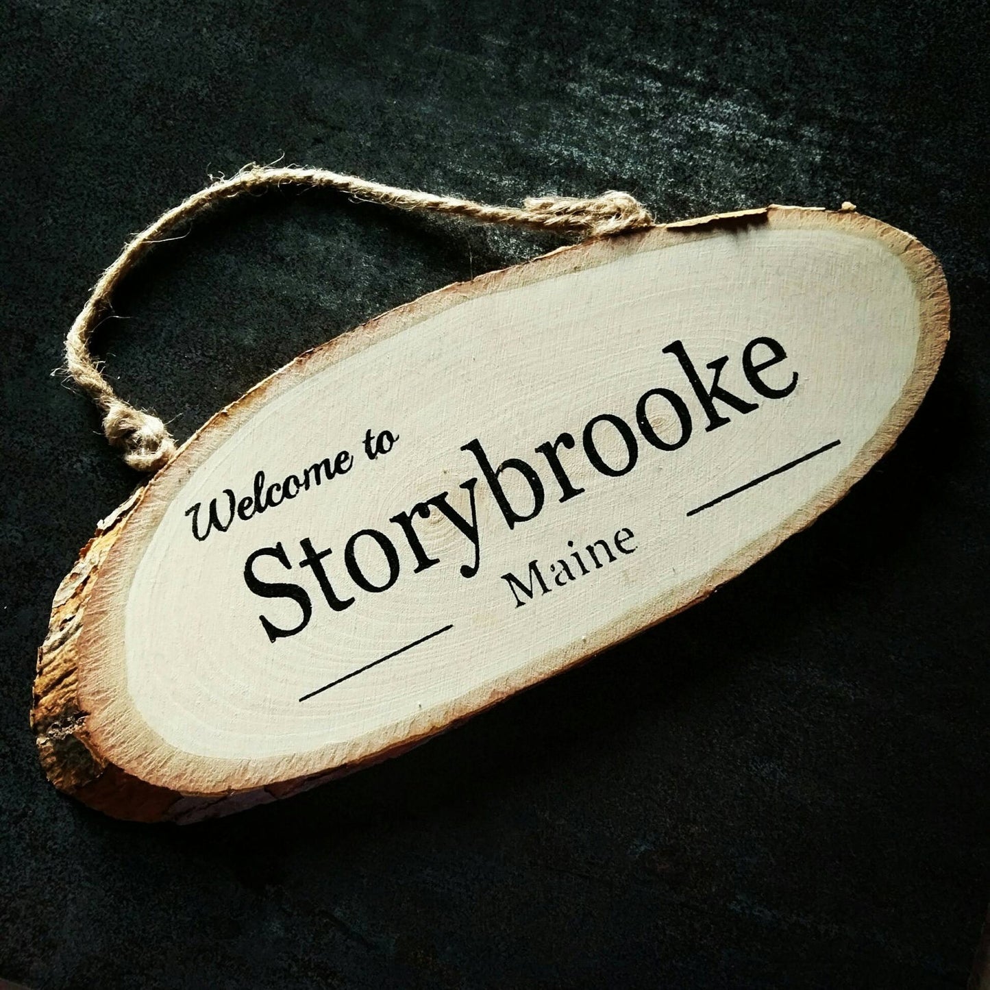 Welcome to Storybrooke Hand Painted Wood Sign