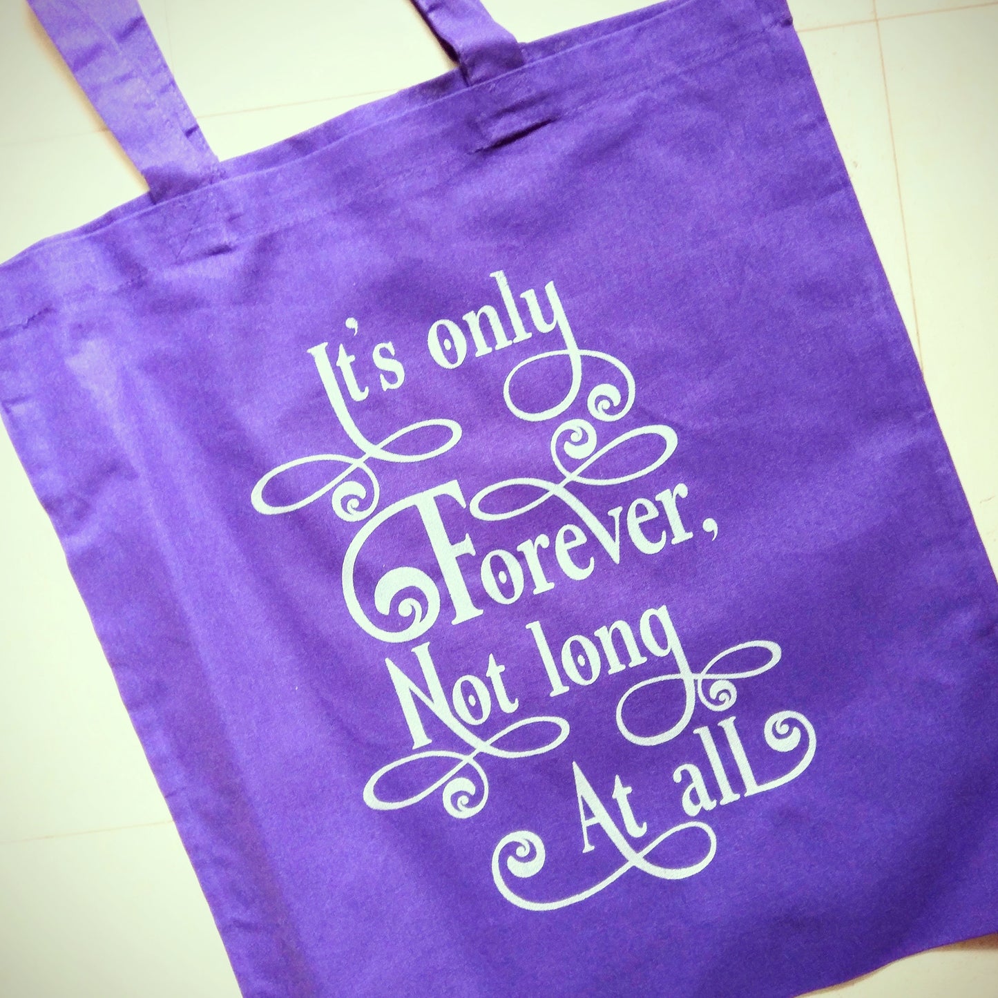 It's Only Forever Labyrinth Canvas Tote Bag - ByCandlelight27