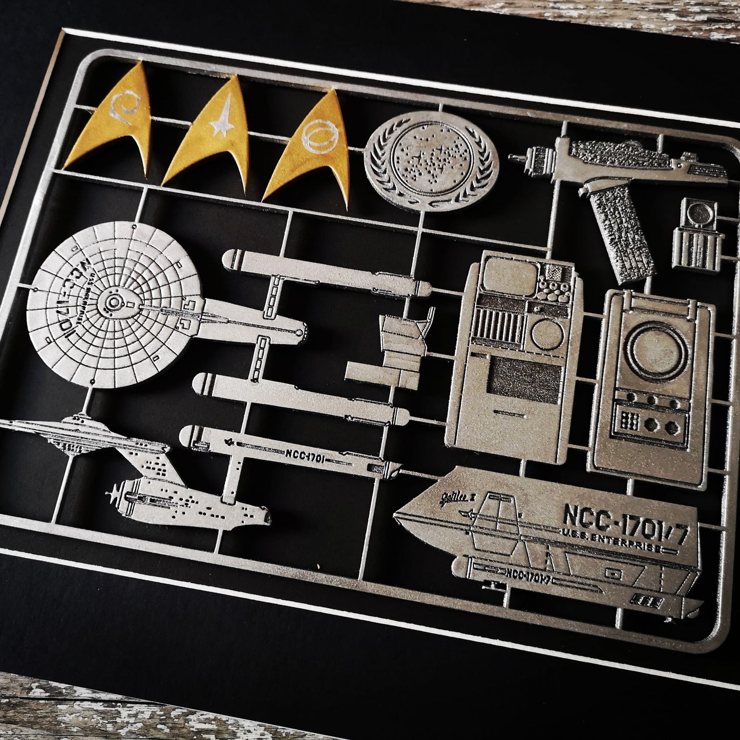 Trek Original Series Model Kit Art Panel
