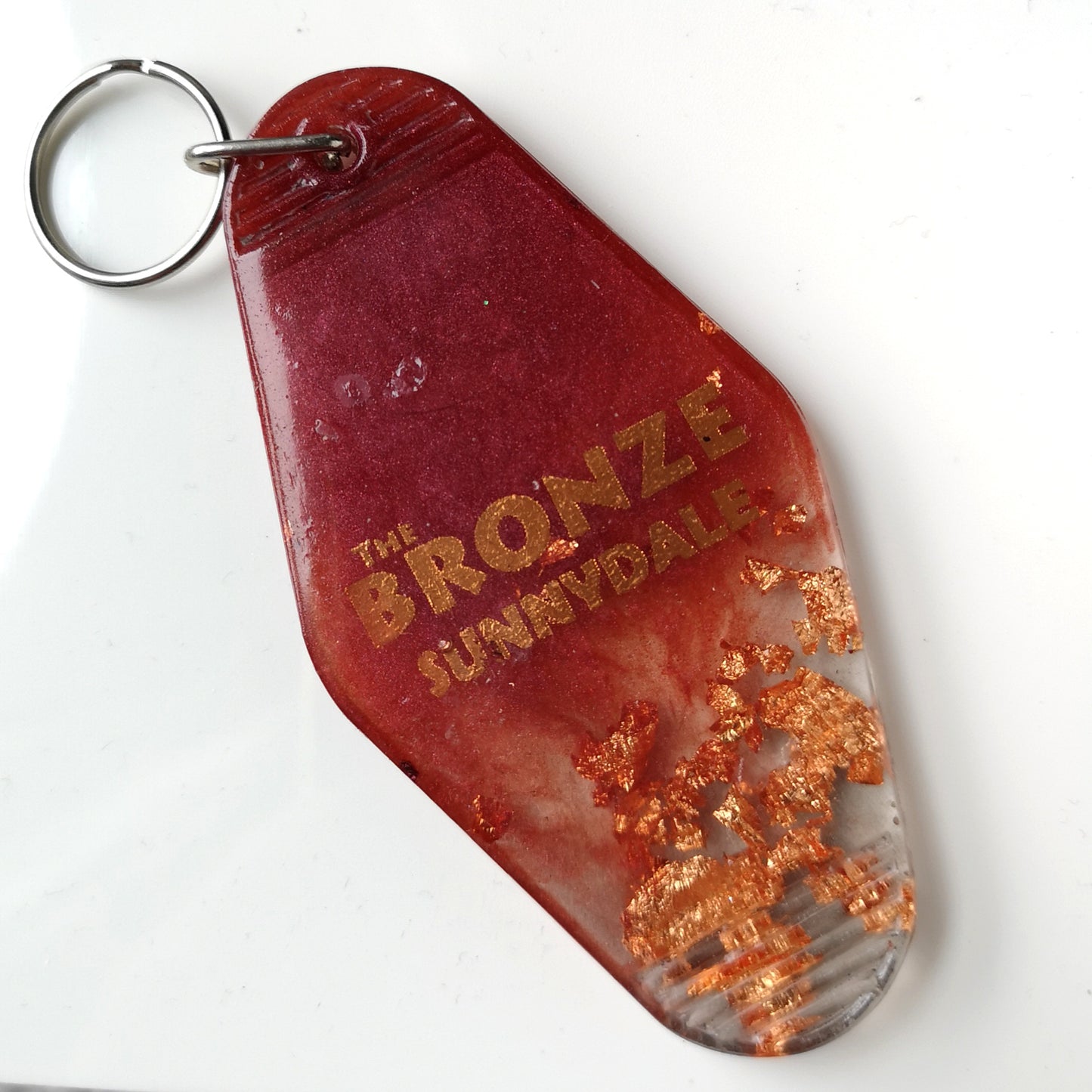 The Bronze Resin Key Ring