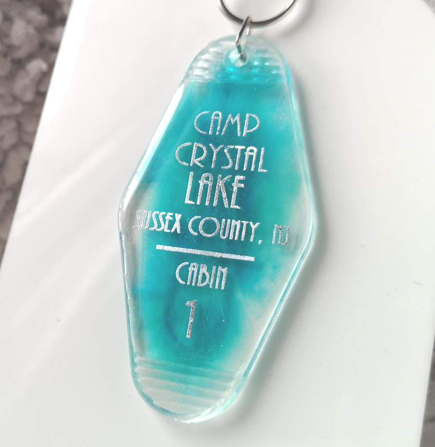 Camp Crystal Lake Resin Key Ring