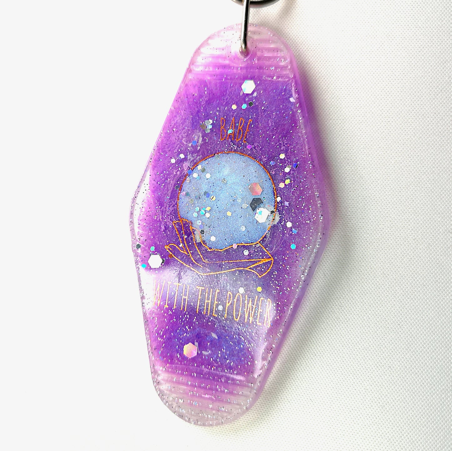 Babe with the power Labyrinth Resin Key Ring