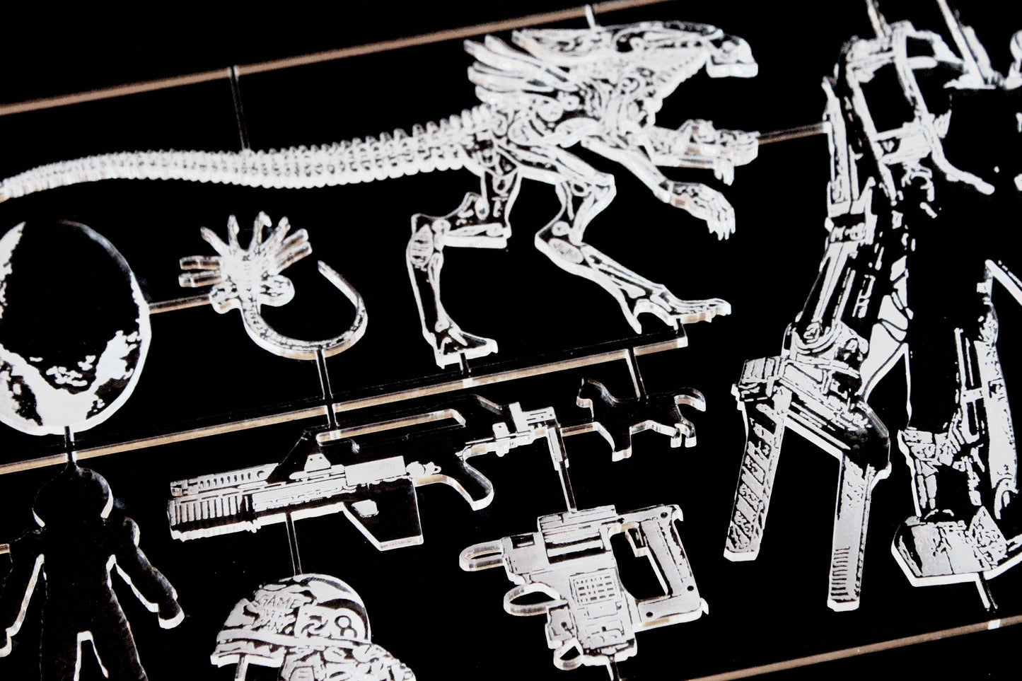 Aliens Model Kit Art Panel - ByCandlelight27