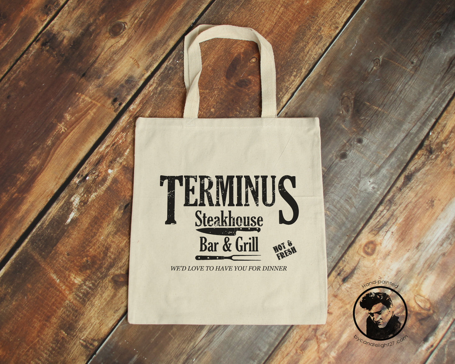 Terminus TWD Canvas Tote Bag - ByCandlelight27