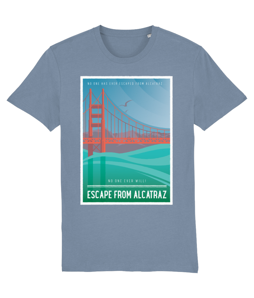 Escape from Alcatraz Vintage Organic T-shirt