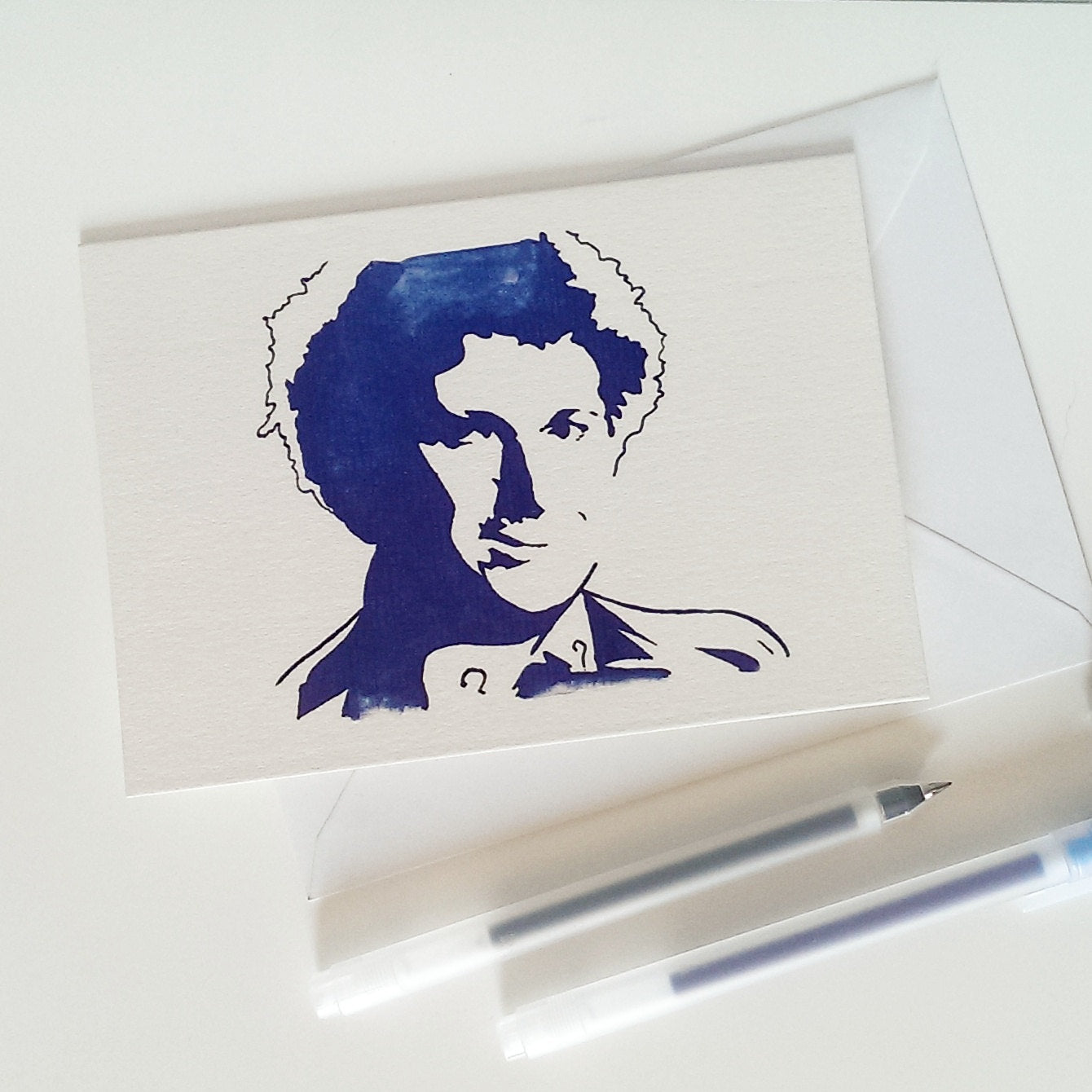 Colin Baker, Dr Who Card - ByCandlelight27