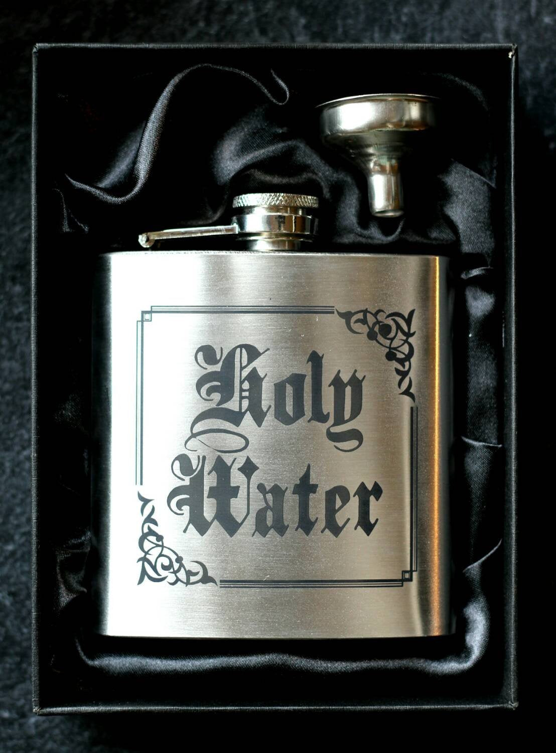 Holy Water Hip Flask, Supernatural Inspired, Drinking Flask - ByCandlelight27
