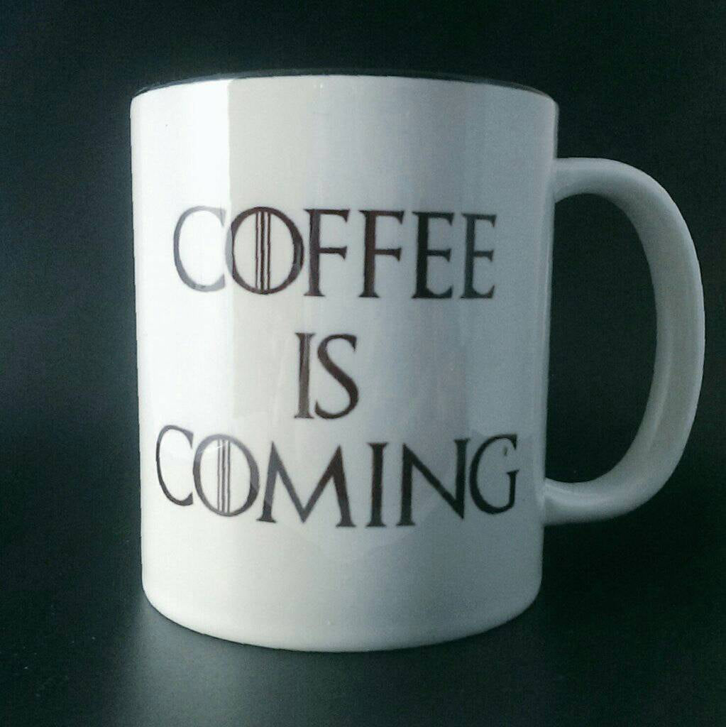 Game Of Thrones - Coffee is Coming - Winter Is Coming - House of Stark - 14oz Travel Cup - ByCandlelight27