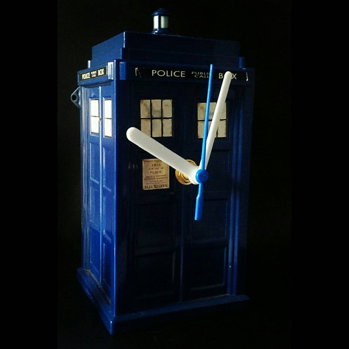 Police Box Clock - Tardis - Doctor Who - ByCandlelight27