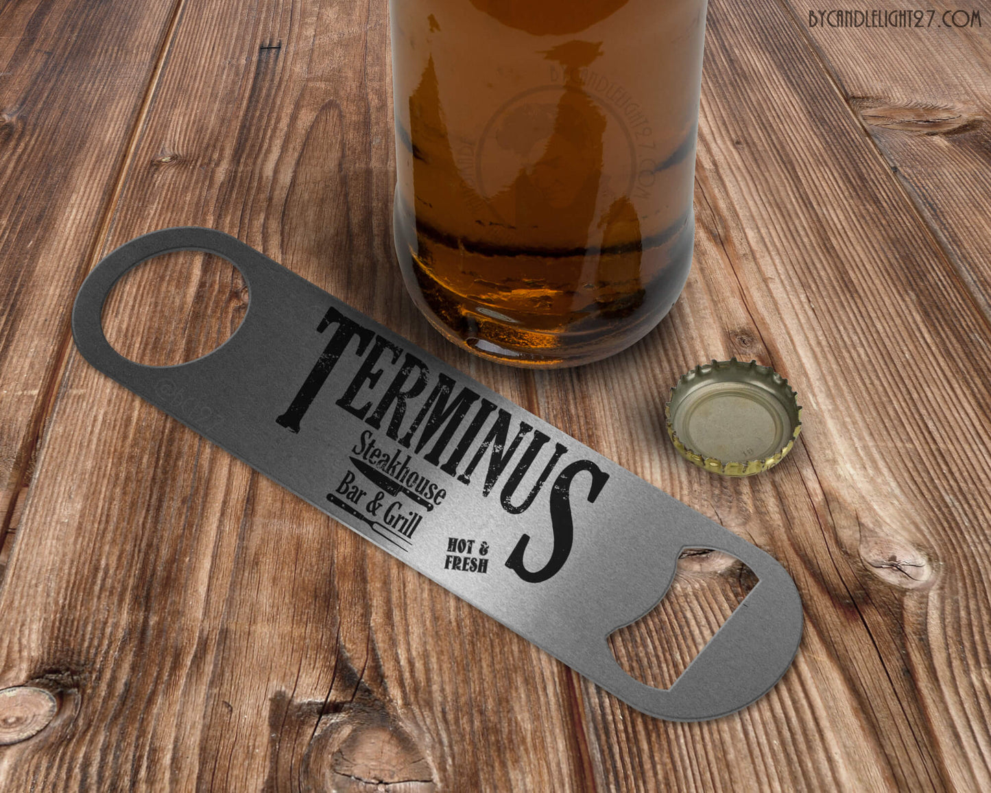 Terminus Bar and Grill Bar Blade Bottle Opener - ByCandlelight27