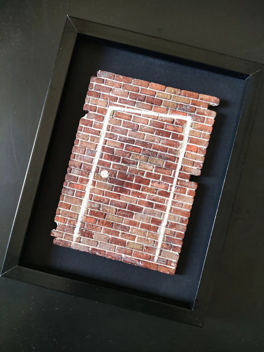 Beetlejuice Brick Wall Door