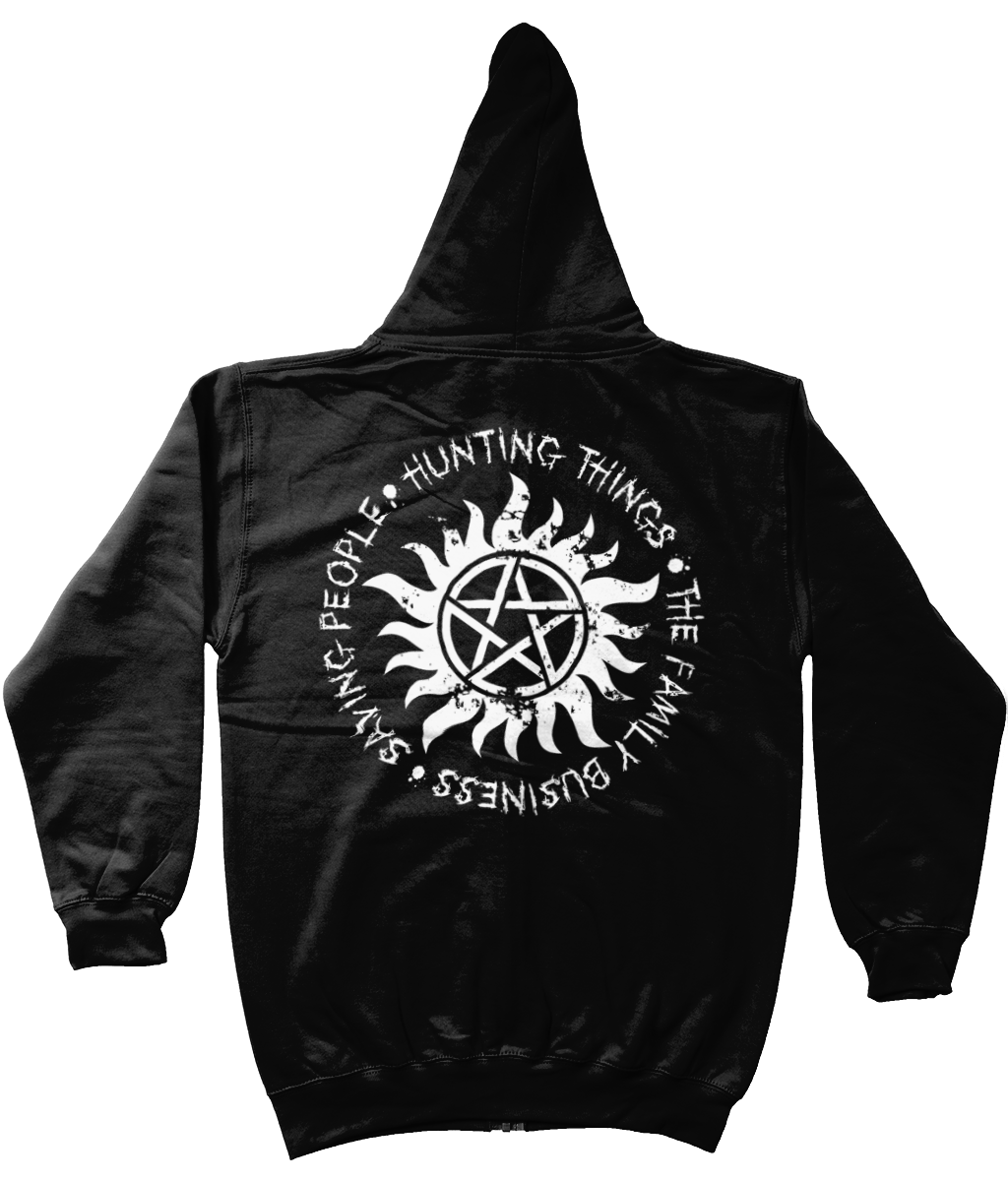 Supernatural Family Business Zip Hoodie