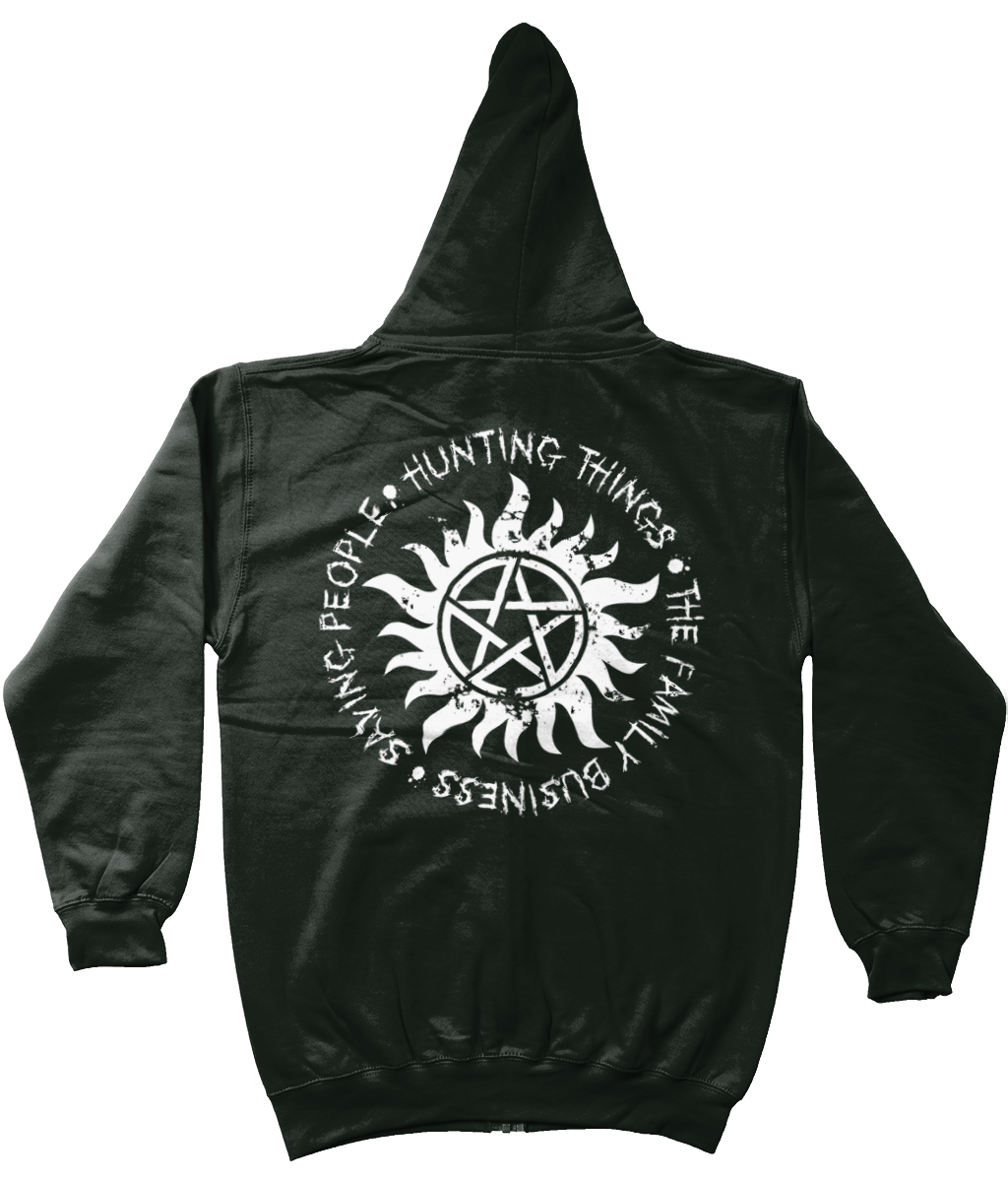 Supernatural Family Business Zip Hoodie