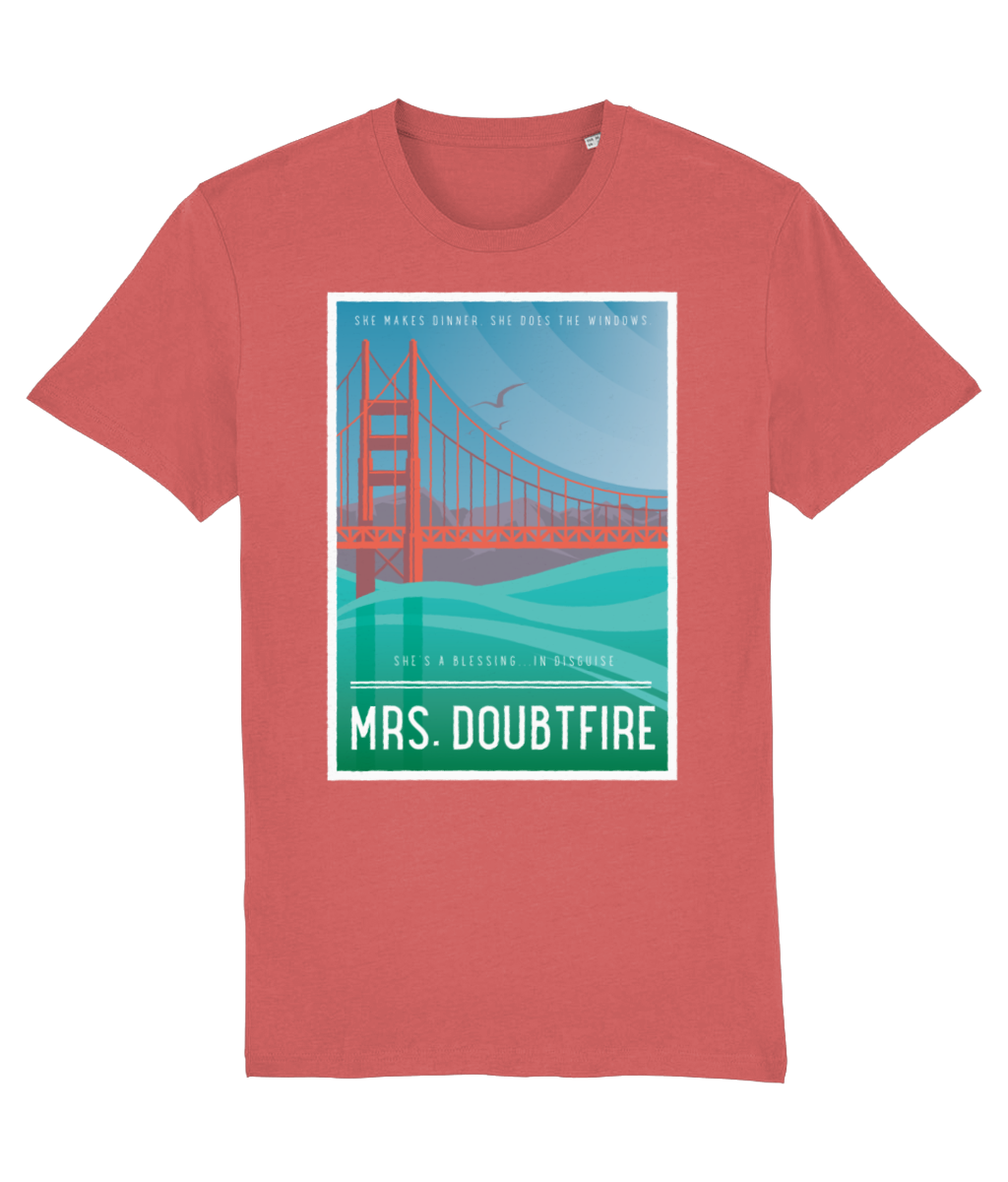 Mrs Doubtfire Vintage Organic T-shirt