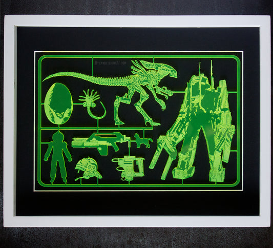 Aliens Model Kit Art Panel - ByCandlelight27