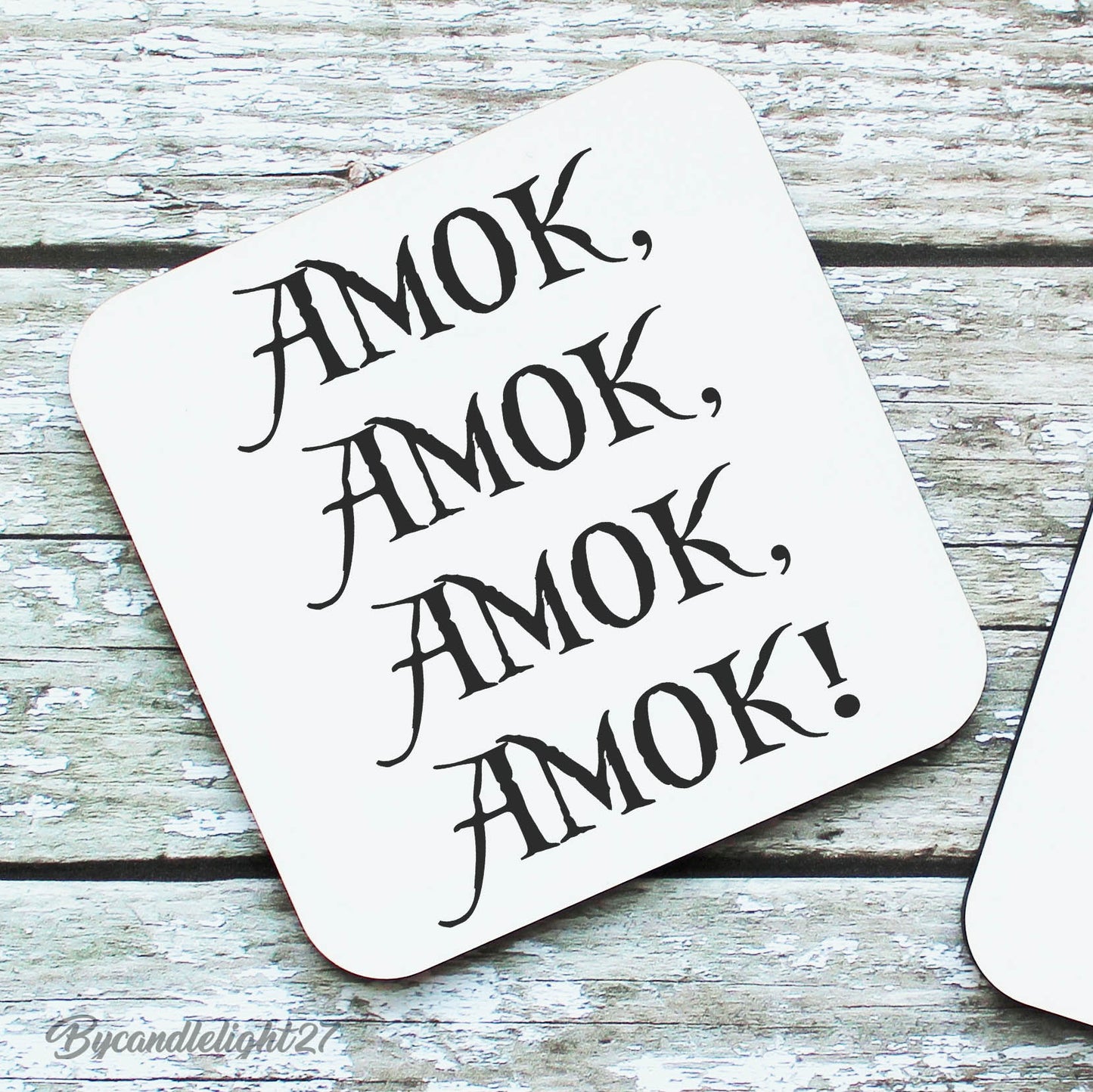 Amok - Hardwood Coasters