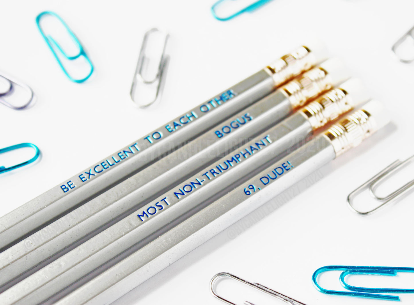 Most Excellent Quote Inspired Pencil Set