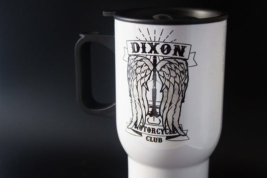 Dixon Motorcycle Club - TWD - 14oz Aluminium Travel Mug - ByCandlelight27