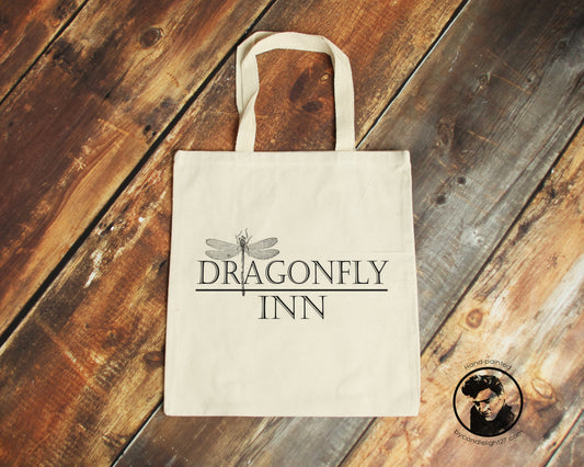 Dragonfly Inn - Stars Hollow - Gilmore Girls - Hand Crafted Tote Bag - ByCandlelight27