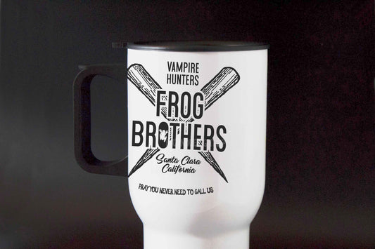 Frog Brothers Vampire Killer- Inspired - Hand Crafted Travel Cup - ByCandlelight27