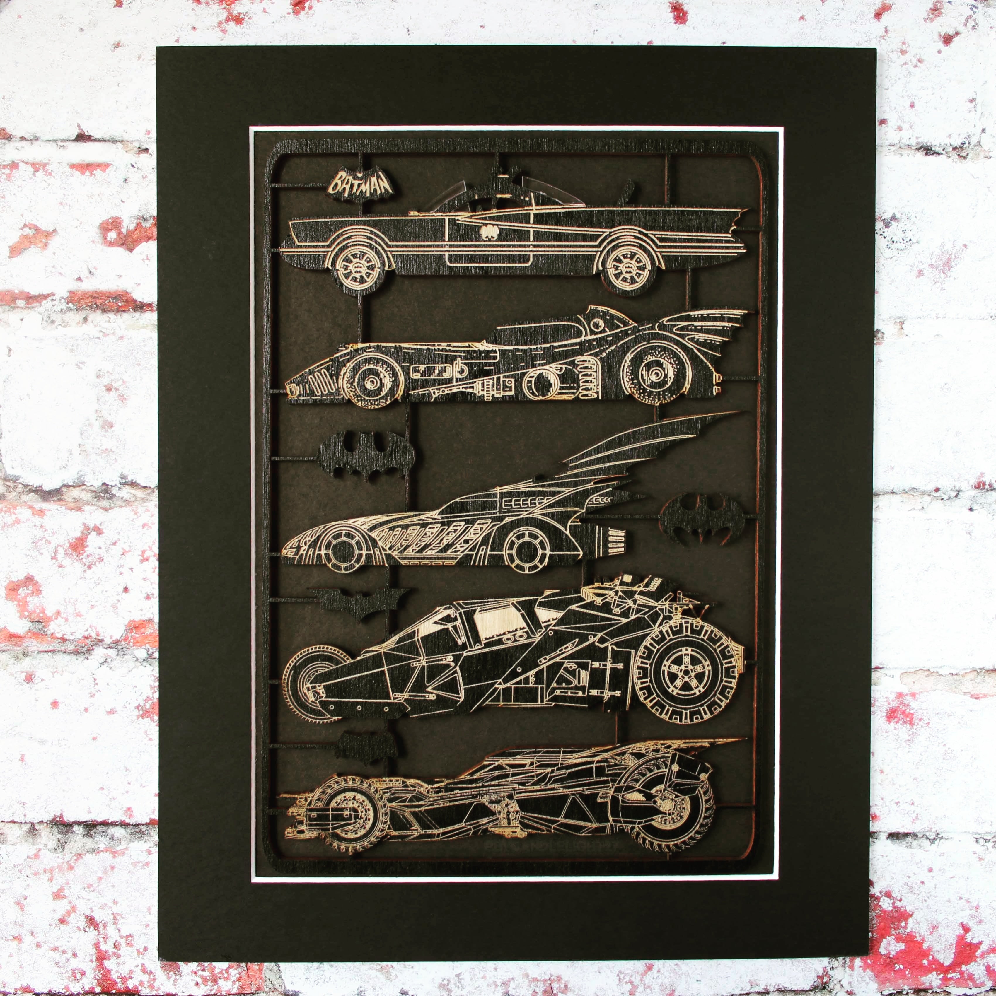 Pattern For Batmobile Batmobile Model Kit Art Panel – ByCandlelight27