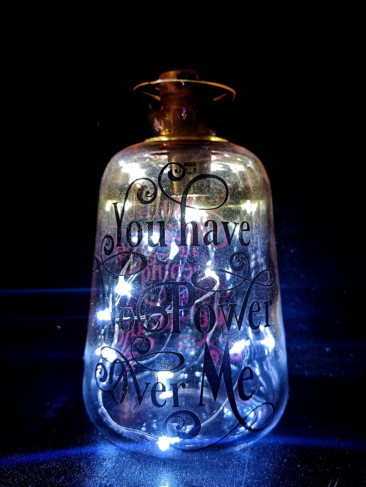 Labyrinth You Have No Power Over Me - Vase Light - ByCandlelight27