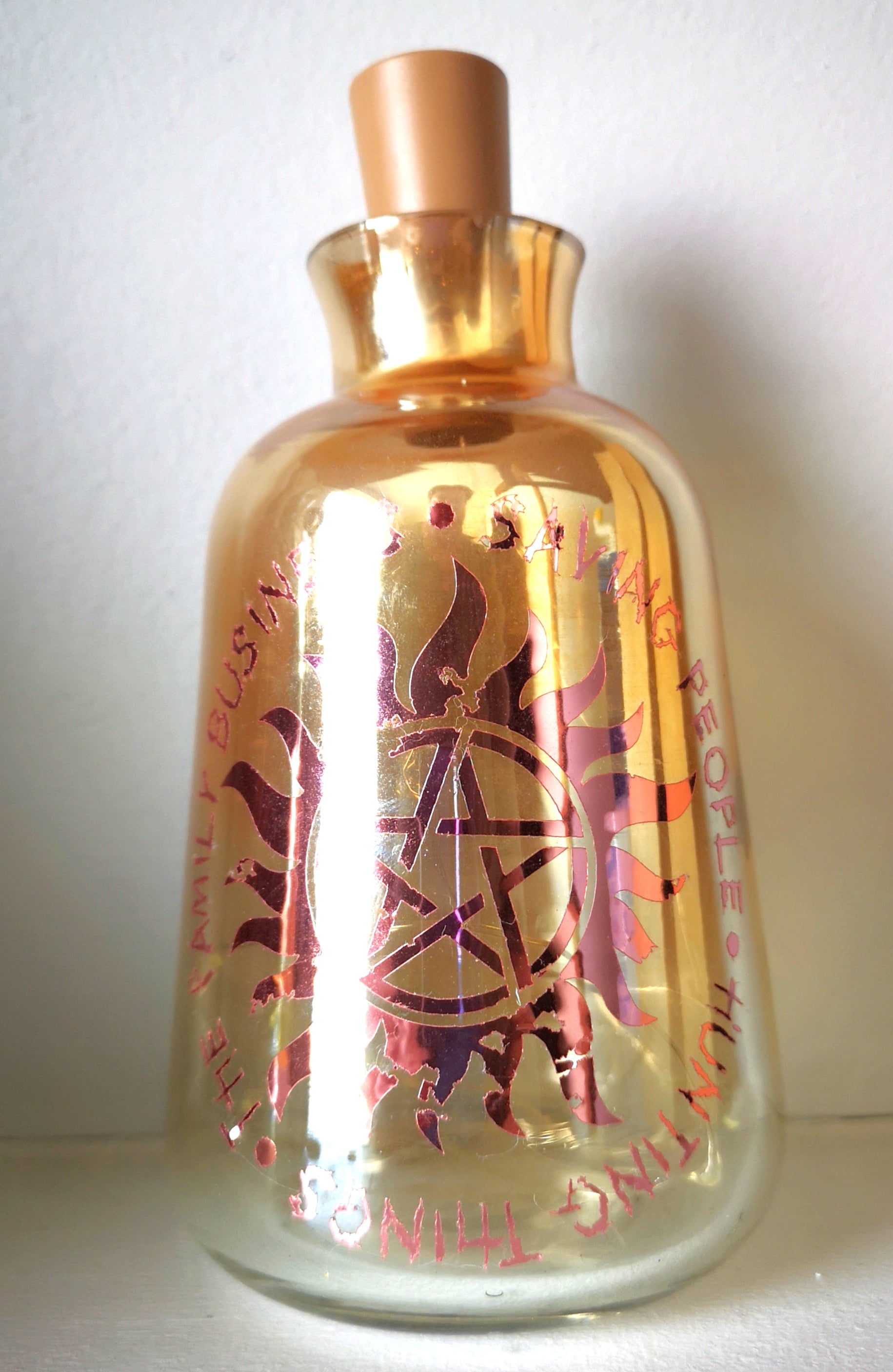 Supernatural Family Business Vase Light - ByCandlelight27