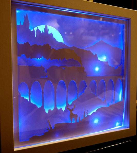 Catching the Express 3D Shadow Box Frame - ByCandlelight27