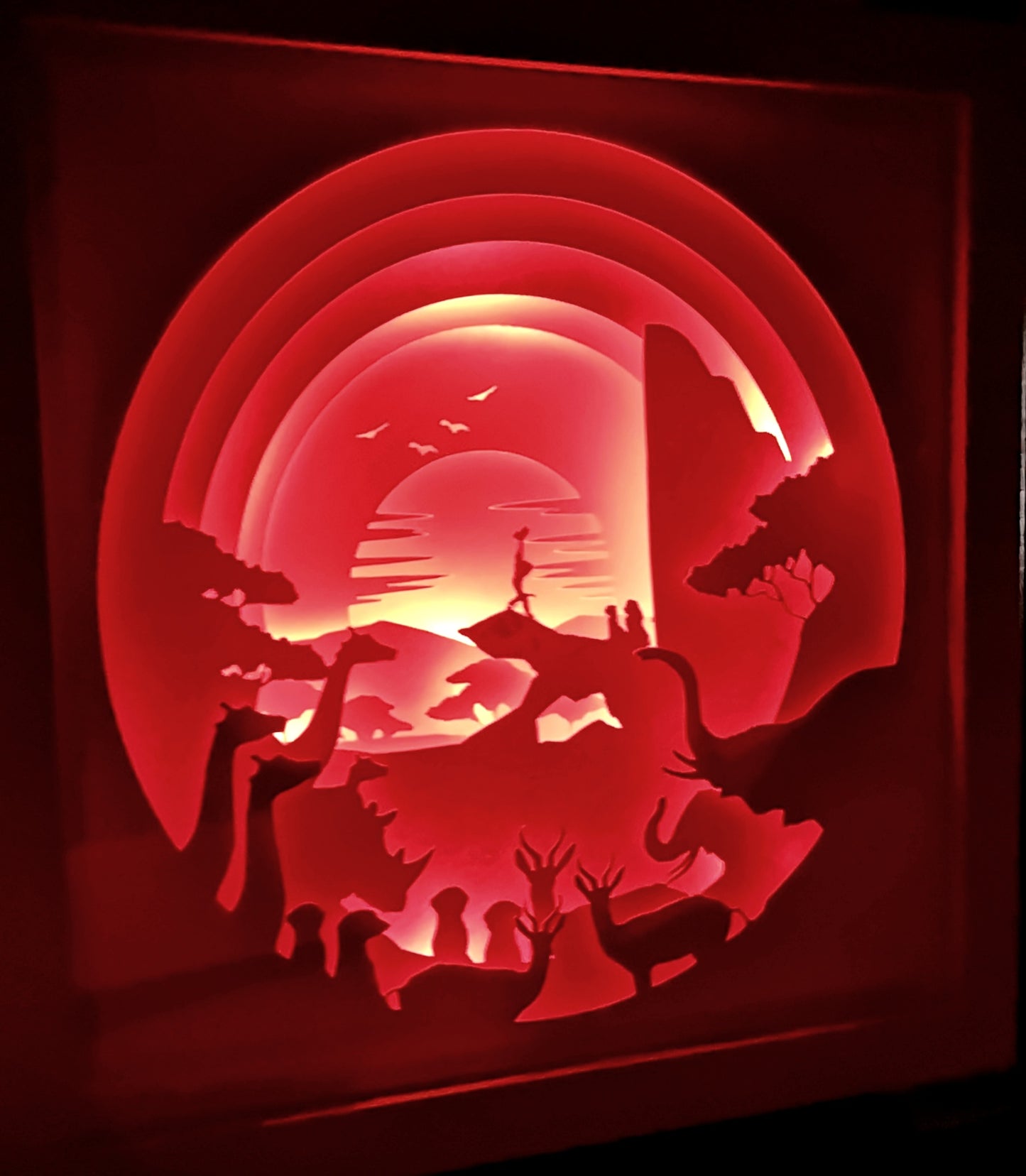 Simba's Pride 3D Shadow Box Frame - ByCandlelight27