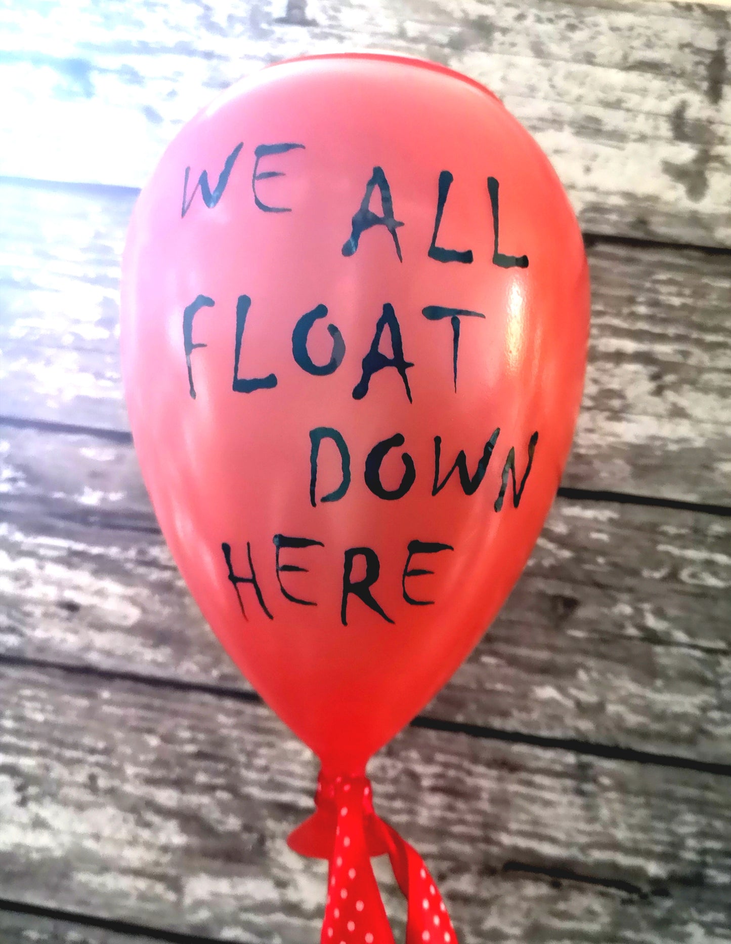 We All Float IT Red Balloon Solar Power Garden Light