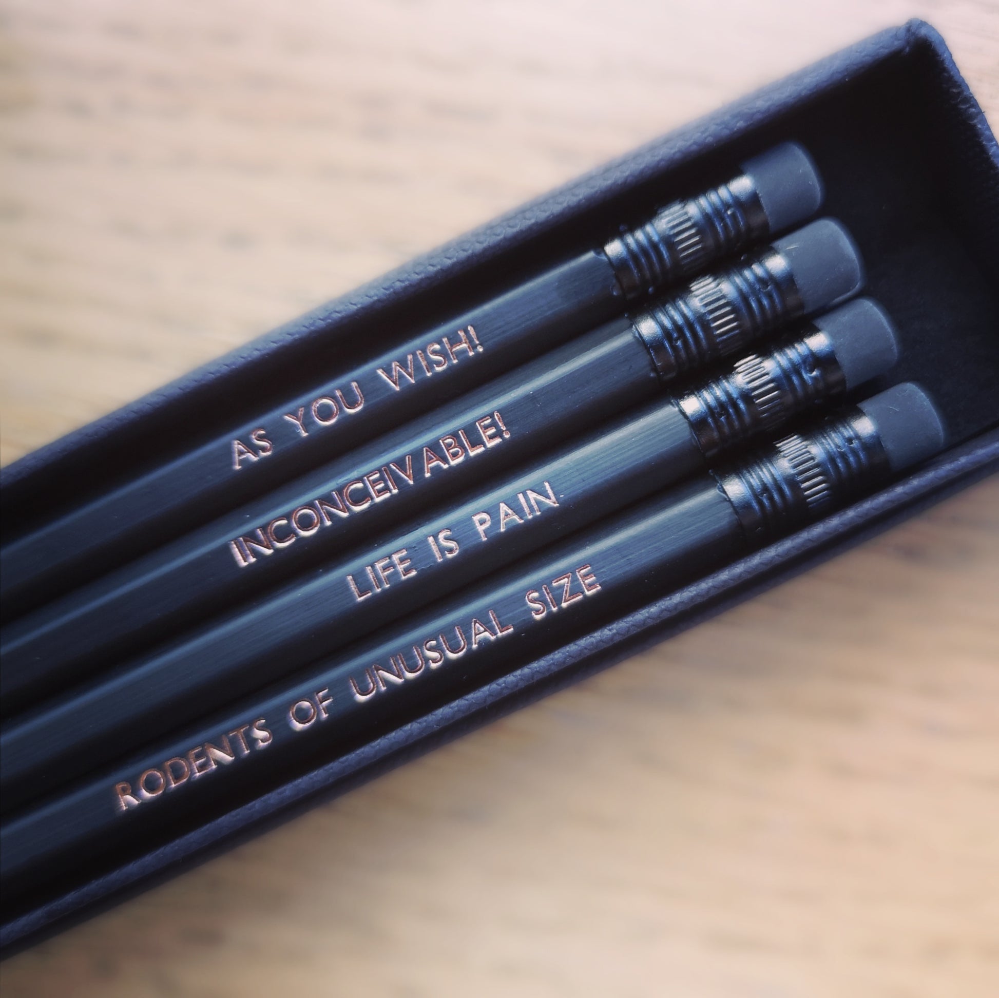 Princess Bride Quote Pencil Set - ByCandlelight27