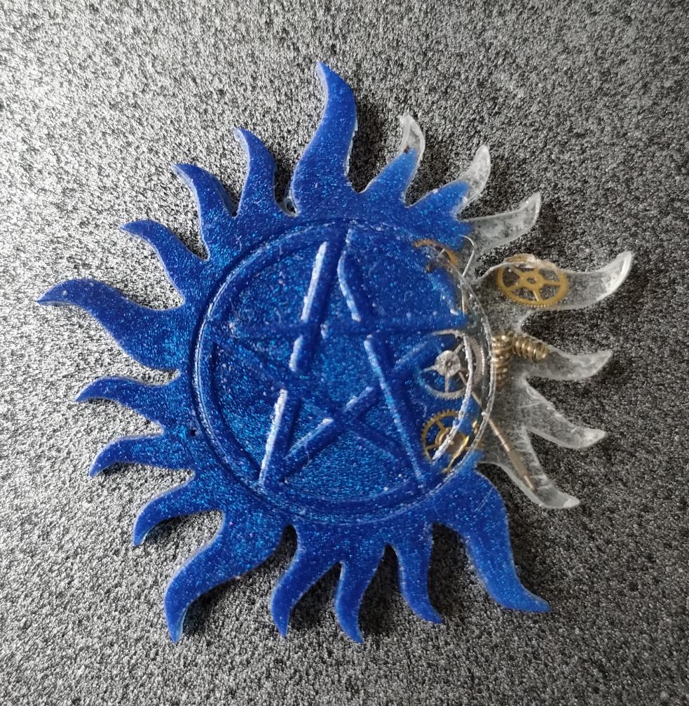 Supernatural Anti Possession Resin Brooch