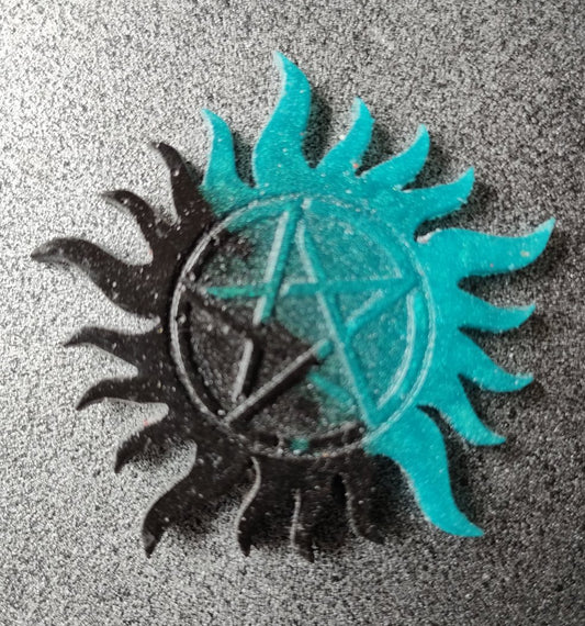 Supernatural Anti Possession Resin Brooch