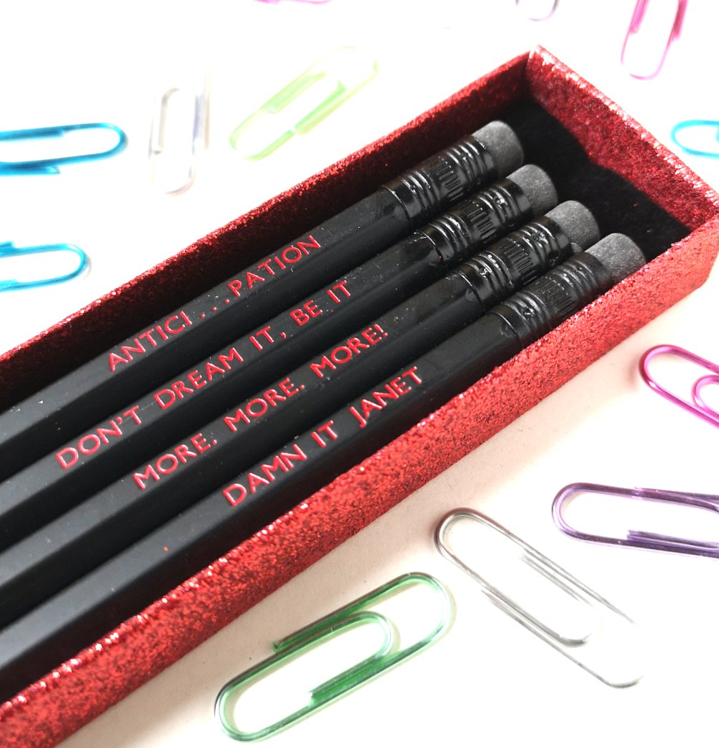 Rocky Horror Quote Pencil Set