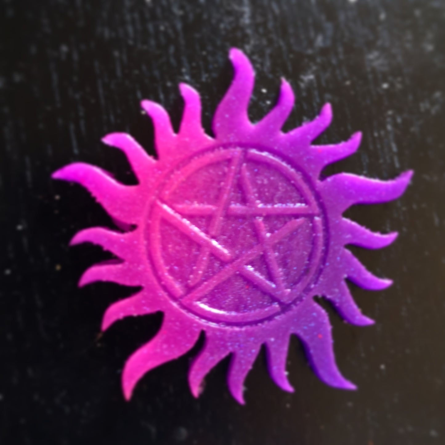 Heat Reactive Supernatural Anti Possession Resin Brooch
