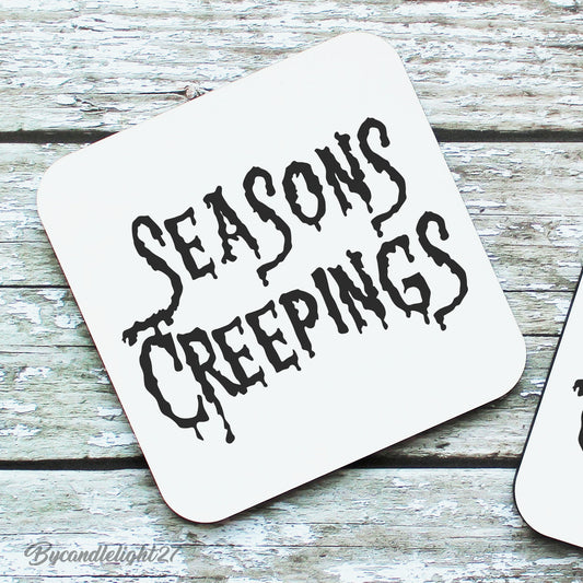 Seasons Creepings - Hardwood Coasters