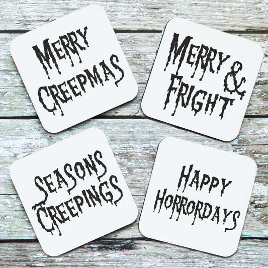 Seasons Creepings Set of 4 Hardwood Coasters