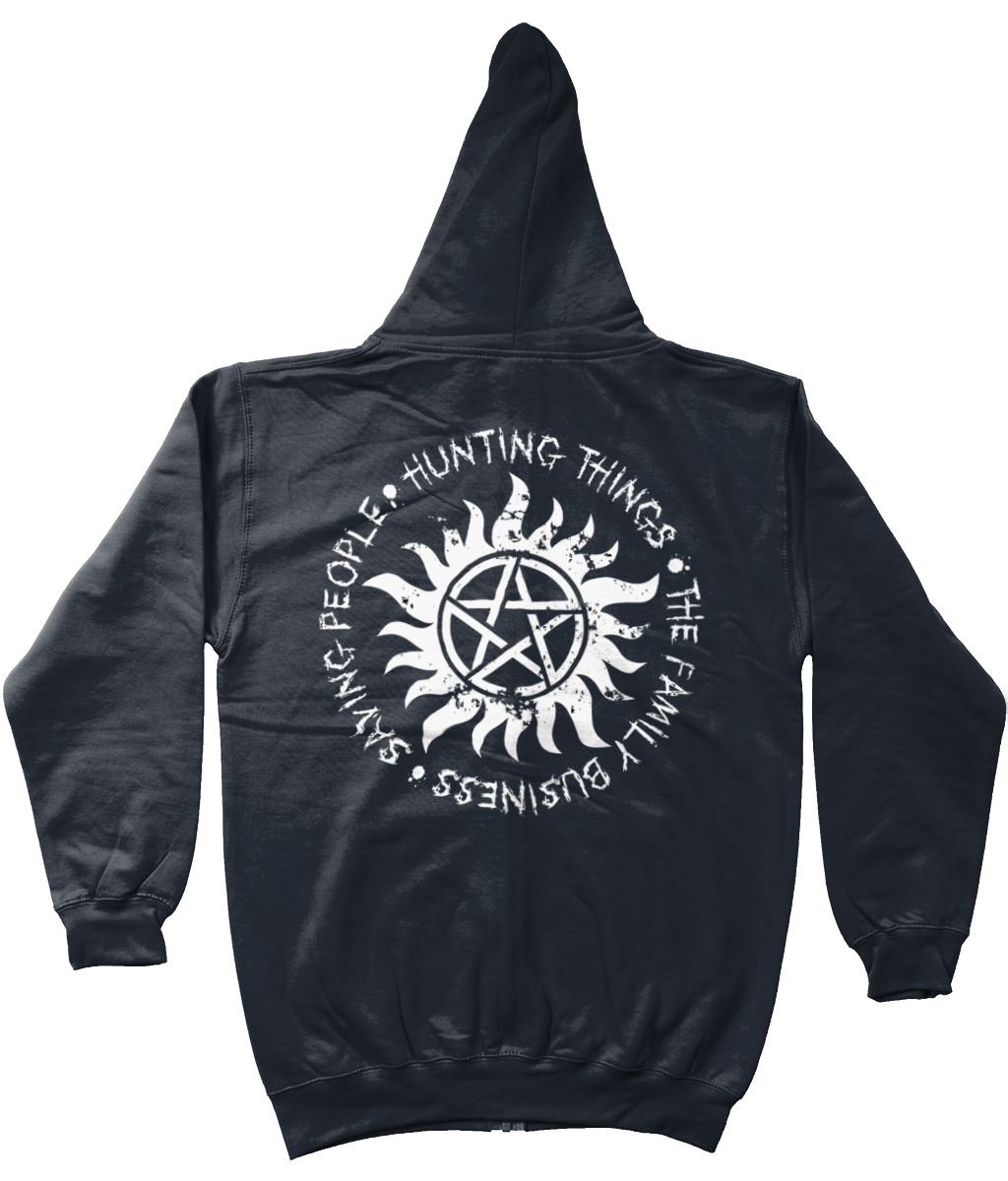 Supernatural Family Business Zip Hoodie