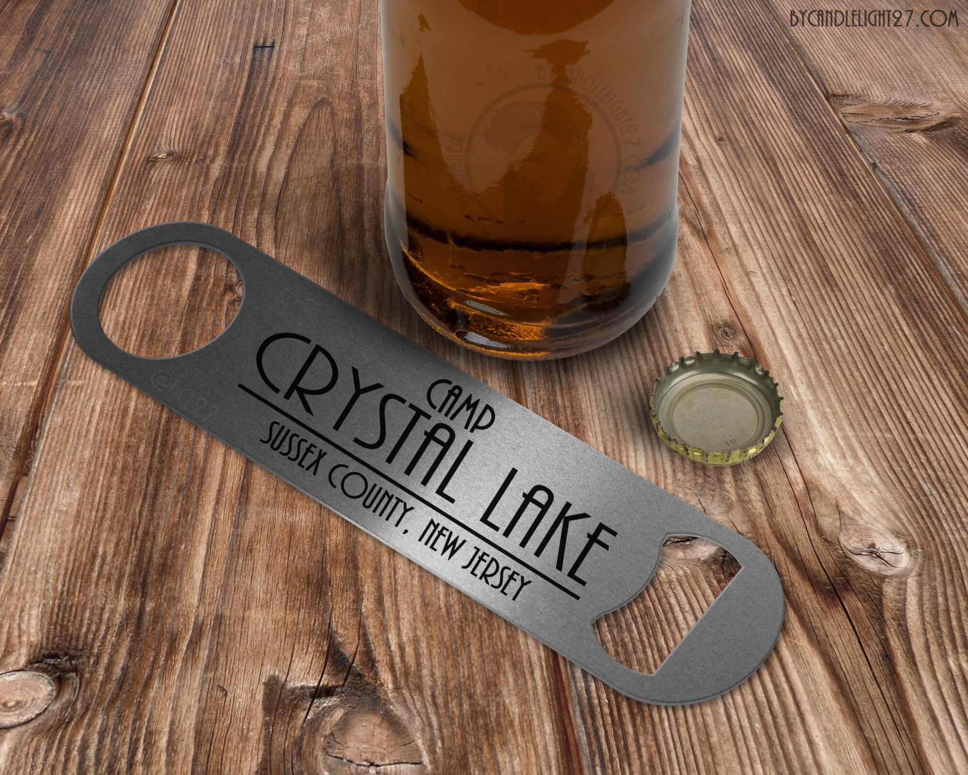 Camp Crystal Lake - Friday 13th - Bottle Opener Bar Blade - ByCandlelight27