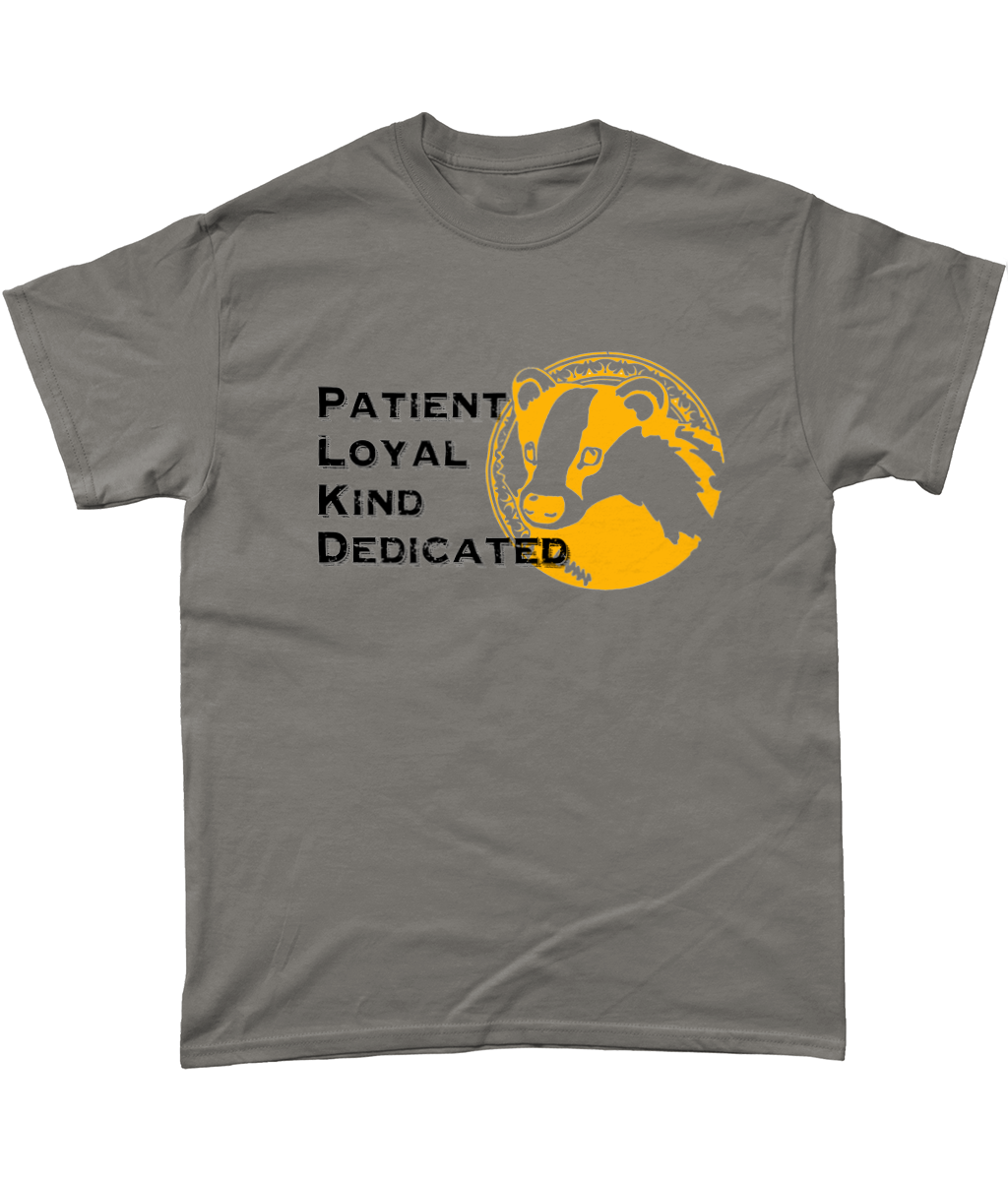 Grey and Yellow House Pride Cotton T-Shirt