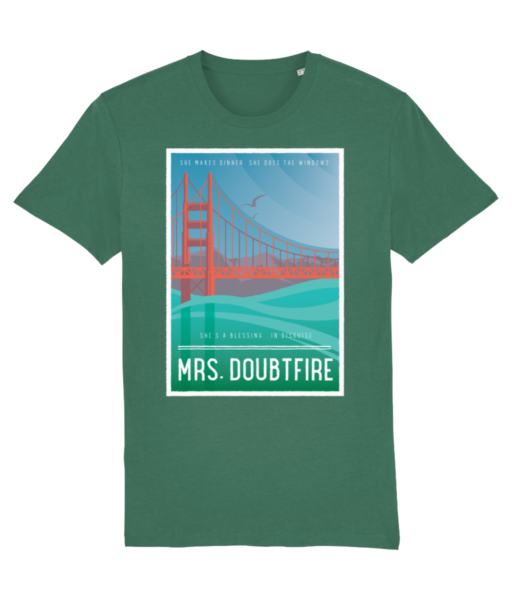 Mrs Doubtfire Vintage Organic T-shirt