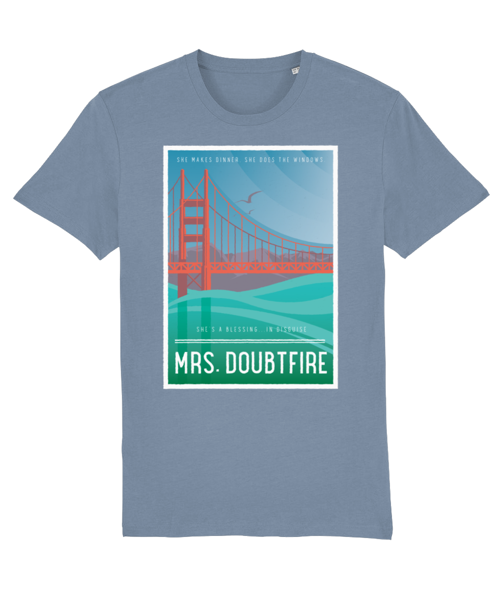 Mrs Doubtfire Vintage Organic T-shirt