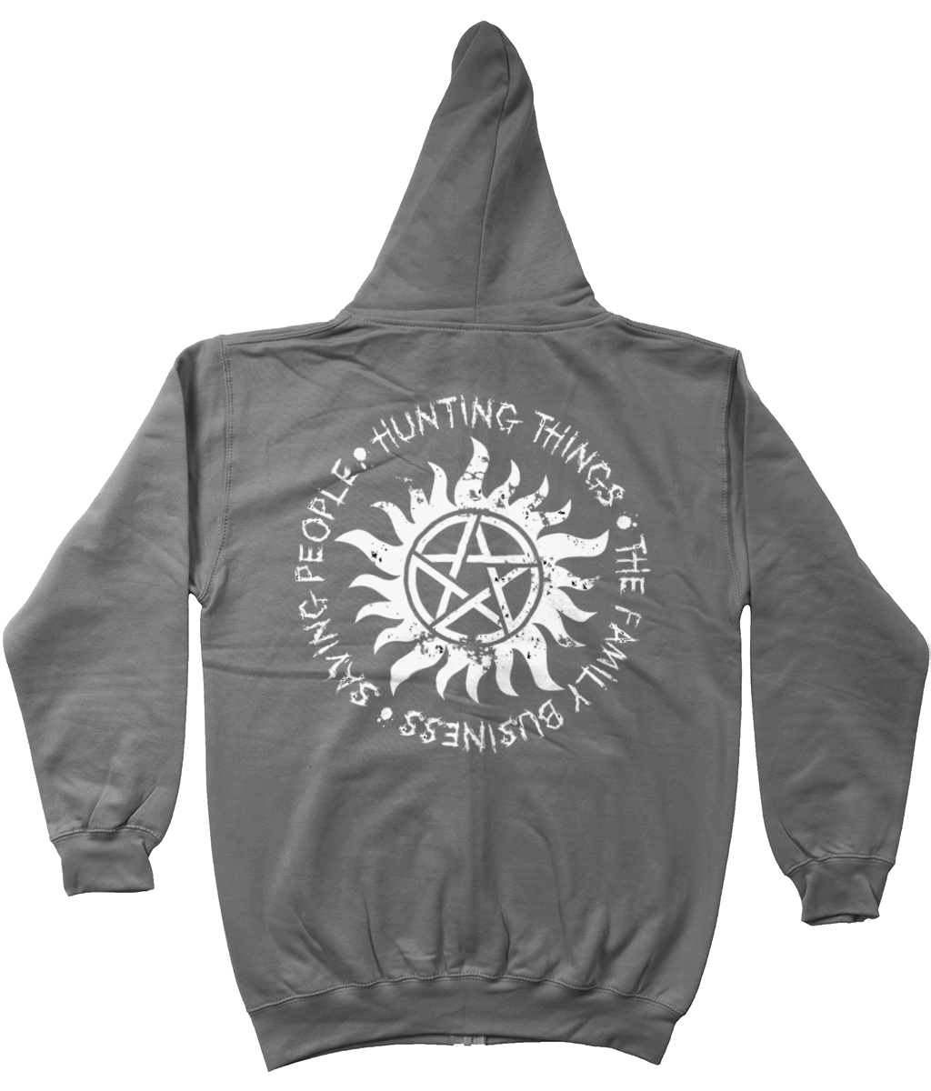 Supernatural Family Business Zip Hoodie