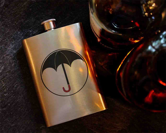 Umbrella Academy 8oz Hip Flask, Drinking Flask