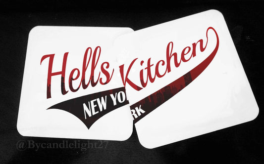 Hell's Kitchen - New York - Daredevil - Hardwood Coasters - ByCandlelight27