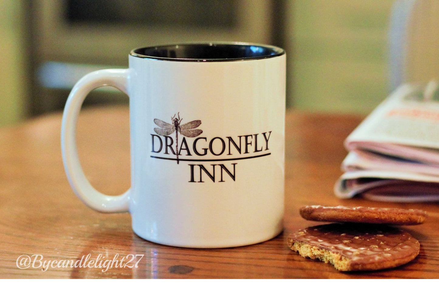 Dragonfly Inn - Stars Hollow - Gilmore Girls -Inspired - Hand Crafted Cup - ByCandlelight27