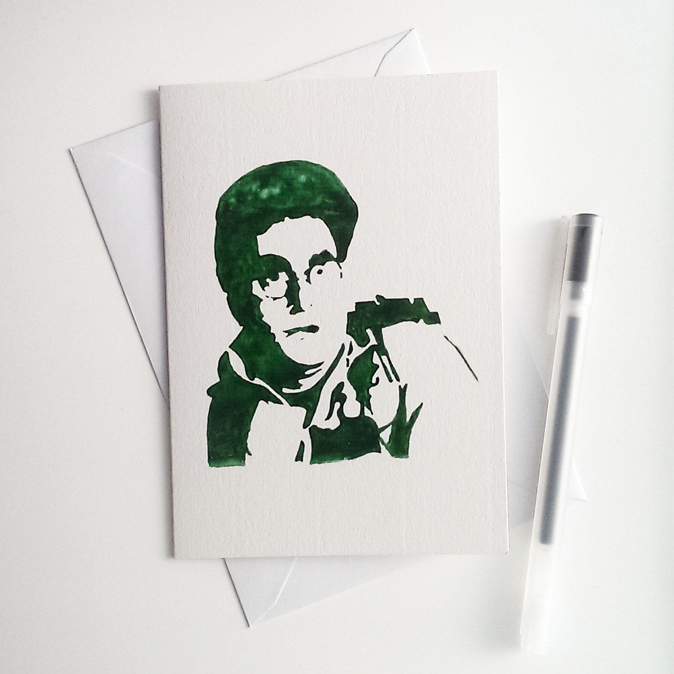 Harold Ramis, Egon Spengler, ghostbusters Card - ByCandlelight27